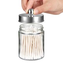 Apothecary Jars Bathroom Vanity Organizer -Countertop Canister Jar