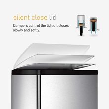 Dual Compartment Recycling Kitchen Step Trash Can