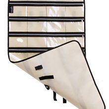 MISSLO Zippered Jewelry Organizer Hanging For Travel