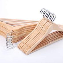 TOPIA HANGER Extra Strong Wooden Suit Hangers