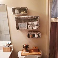 Makeup Cotton Organizer Bathroom Storage Canister Jar