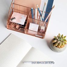 Rose Gold Desk Organizer and Storage for Your Accessories