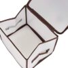 Christmas LED Lights Organizer for Tangle-Free Storage - Translucent Bin with Handles and Zippered Closure