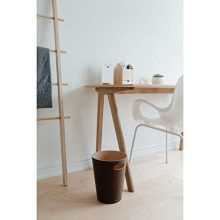 Umbra Woodrow 2 Gallon Modern Wooden Trash Can