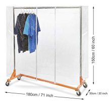 Ruibo Clear Garment Rack Cover Dustproof Clothes