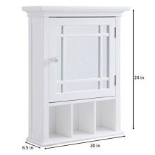 Elegant Home Fashions Neal Bathroom Cabinet