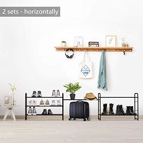 Stackable and Expandable Metal Wire Utility Rack Storage