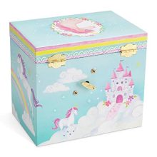 Unicorn and Rainbow Musical Jewelry Box