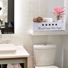 CuffUp Bathroom Decor Box, Toilet Paper Storage Box