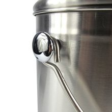 Abakoo Stainless Steel Compost Bin - 1.3 Gallon