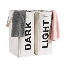 Slim Laundry Hamper Bag Waterproof Large Thin Foldable Dirty Clothes Storage