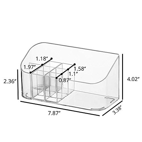 SUNFICON Makeup Tray Organizer Bathroom Cabinet Cosmetic Storage