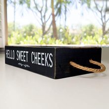 Nice Butt Bathroom Decor Box, 2 Sides with Funny Sayings