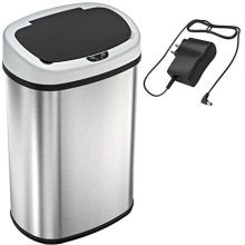 Touchless Sensor Kitchen Trash Can 13 Gallon