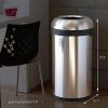 simplehuman 60 Liter / 16 Gallon Bullet Open Top Trash Can