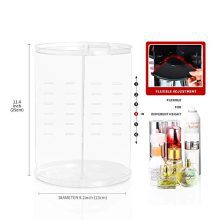 360 Rotating Adjustable Cosmetic Organizer Holder Storage Rack