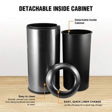 Indoor Garbage Enclosure with Lid Open