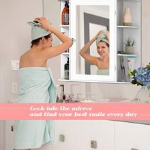 Tangkula Wall-Mounted Bathroom Cabinet with Mirror & Large Storage