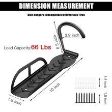 Walmann Bike Hooks Storage System Heavy-duty