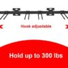 Ski Storage Rack Wall Mount Shelves