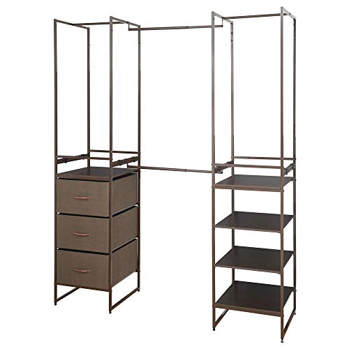 mDesign Modular Closet Organizer System, Storage