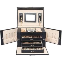 Homde Jewelry Box Necklace Ring Storage Organizer