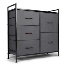 Fabric Storage Tower Organizer Unit for Bedroom