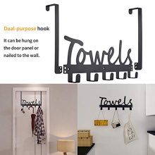 The Door Towel Rack Holders Heavy-Duty Organizer
