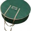 Large Christmas Wreath Storage Bag with Transparent Window