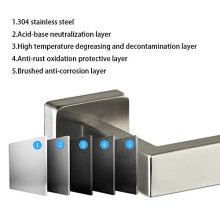 Stainless Steel Brushed Nickel 24 inch Towel Bar