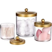 Plastic Storage Jars with Rust Proof Stainless Steel Lids