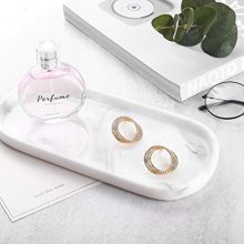 Resin Marble Pattern Soap Tray Bathtub Tray
