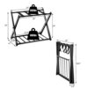 Safstar Folding Luggage Rack with Shoe Shelf