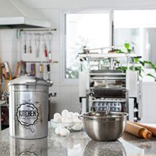 Odorless Stainless Steel Kitchen Compost Bin - Stylish and Functional Solution for a Greener Kitchen! 🌿♻️