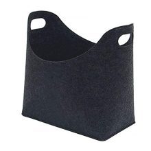 Firewood Storage Basket Fireside Wood Carrier Holder Bag