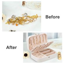 Jewelry Box,Necklace Ring Storage Organizer Double Layer