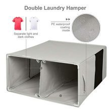 Double Laundry Hamper with Lid and Removable Laundry Bags