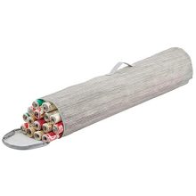 mDesign Soft Stripe Gift Wrap Storage Bag Tube