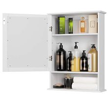 Cabinet Medicine Cabinet with Single Door and Adjustable Shelf