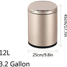 JLDN 12L/3Gallon Touchless Automatic Trash Can Smart