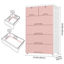 Closet Drawers Tall Dresser Organizer for Clothes