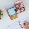 Rosework Rose Gold Desk Organizer for Women