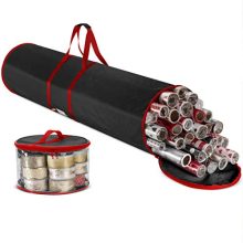 Premium Christmas Wrapping Paper Storage Bag