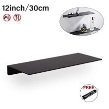 Bathroom Shelves Shower Shelf Brackets Black,Rustproof Shower