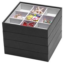 Magic Stackable Jewelry Trays - Elegant and Efficient Storage Solution for Your Precious Accessories! ✨