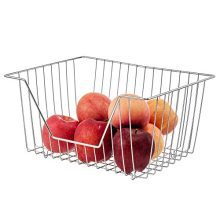 SANNO Farmhouse Decor Metal Wire Storage Fridge Freezer Organizer Basket