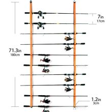 Fishing Rod Rack for Fishing Rods, Hiking Poles, Ski Poles