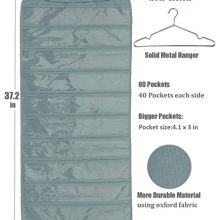 80 Pockets Grey Organizer for Holding Jewelries