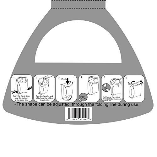 Effortless Organization – Pop-Up Laundry Hamper Origami Bag