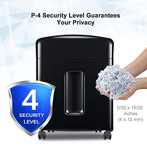 Bonsaii 10-Sheet High-Security Micro-Cut Paper Shredder
